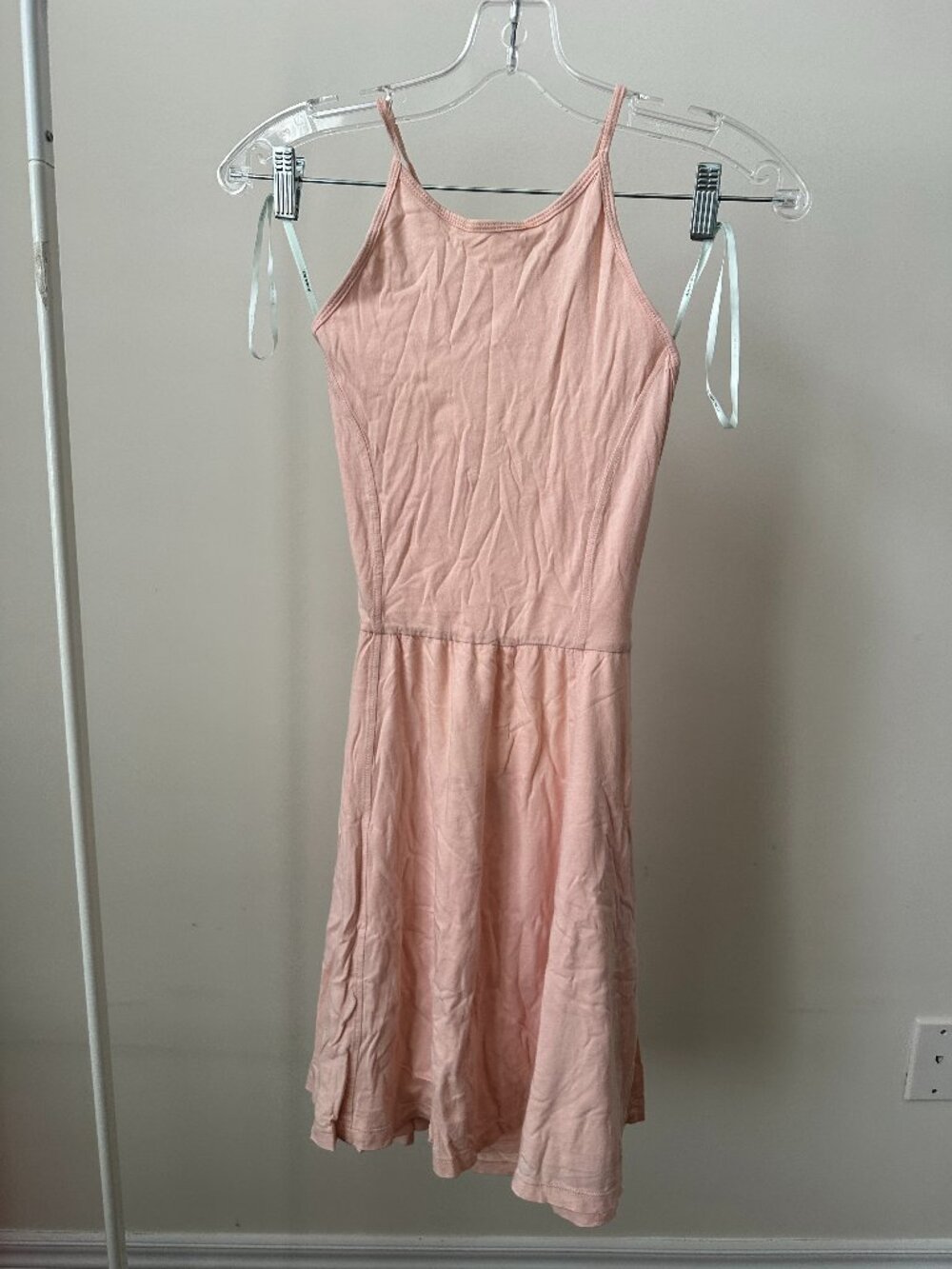 Sunday Best open back blush dress